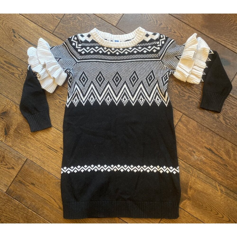 Janie and Jack Ruffle Sweater Dress - Size 4